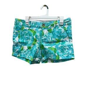 Lilly Pulitzer Shorts Size 8 First Impressions Callahan Blue Green